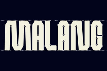 Bold Industrial Typeface
