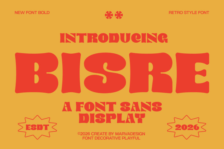 Retro Display Typeface