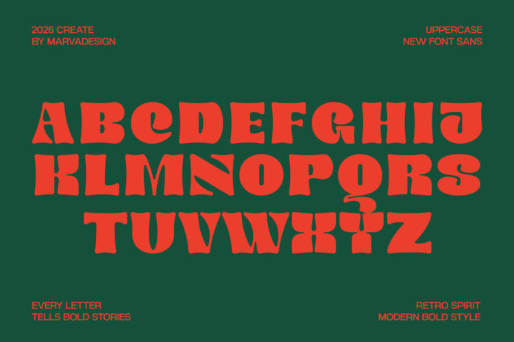 Retro Display Typeface