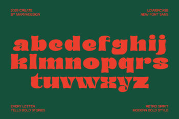 Retro Display Typeface