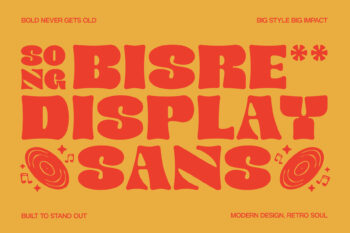Retro Display Typeface