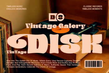 Retro Display Typeface