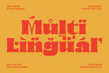 Retro Display Typeface