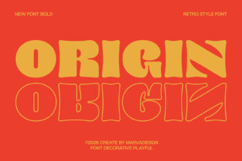 Retro Display Typeface