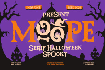 Serif Spooky Typeface