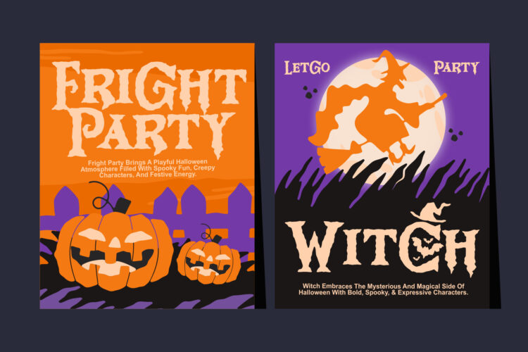 Serif Spooky Typeface