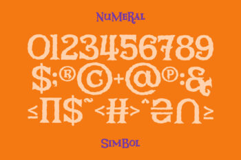 Serif Spooky Typeface
