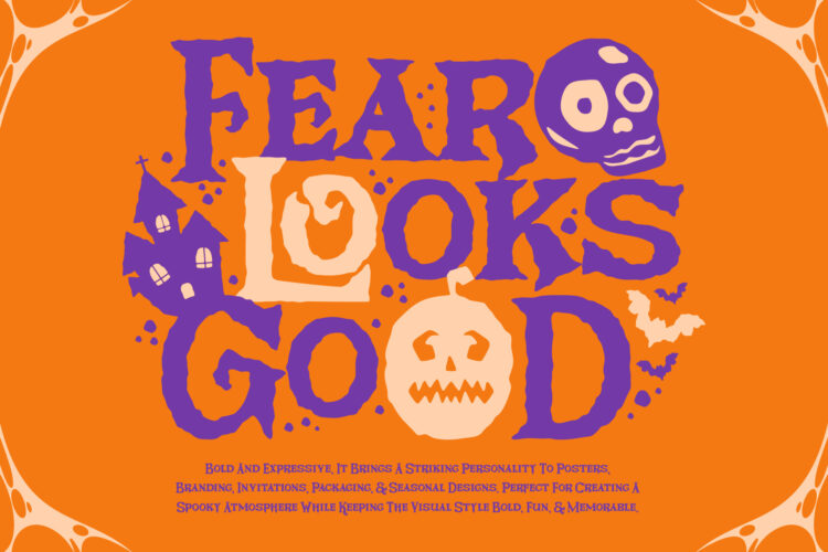 Serif Spooky Typeface
