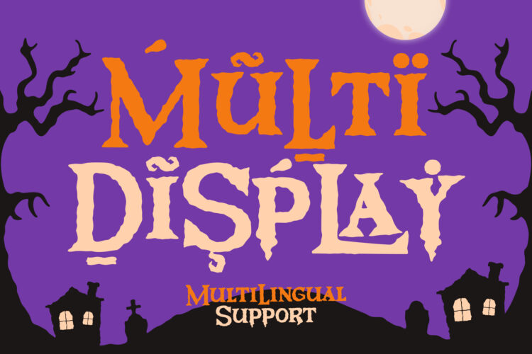 Serif Spooky Typeface