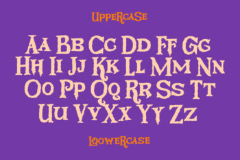 Serif Spooky Typeface