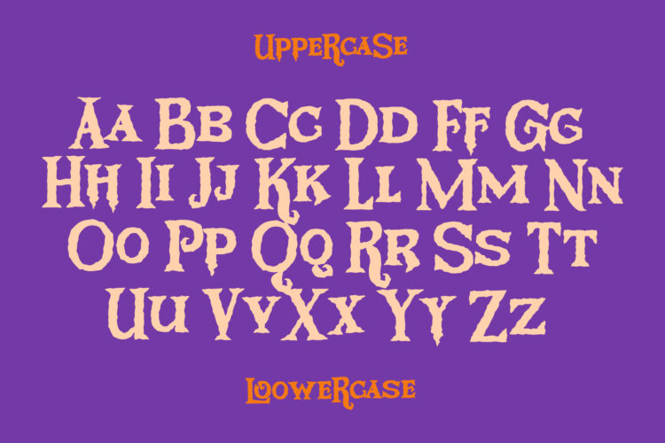 Serif Spooky Typeface