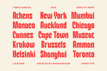 Display Serif Typeface