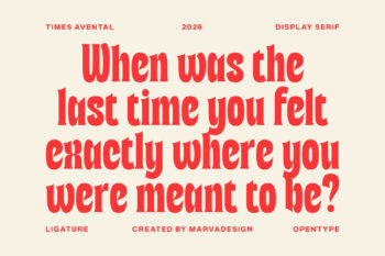 Display Serif Typeface