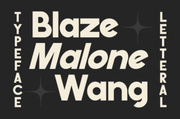 Modern Sans Serif Typeface