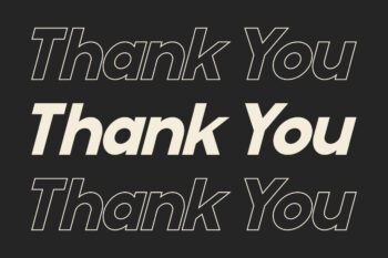 Modern Sans Serif Typeface