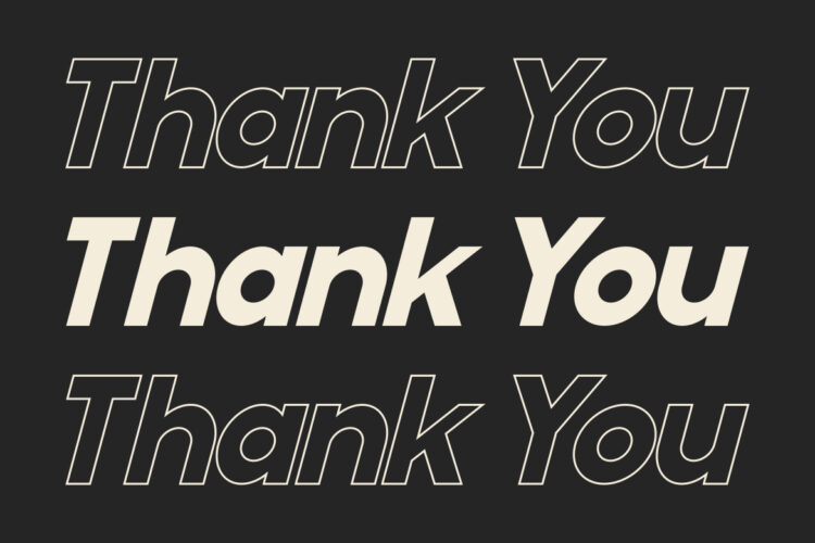 Modern Sans Serif Typeface